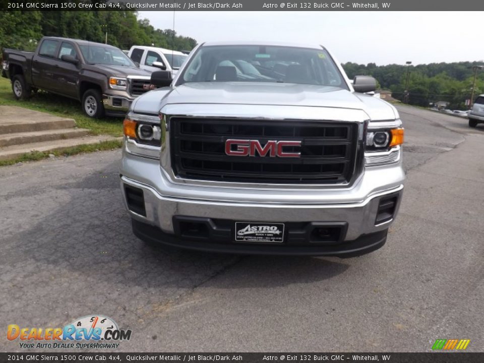 2014 GMC Sierra 1500 Crew Cab 4x4 Quicksilver Metallic / Jet Black/Dark Ash Photo #2