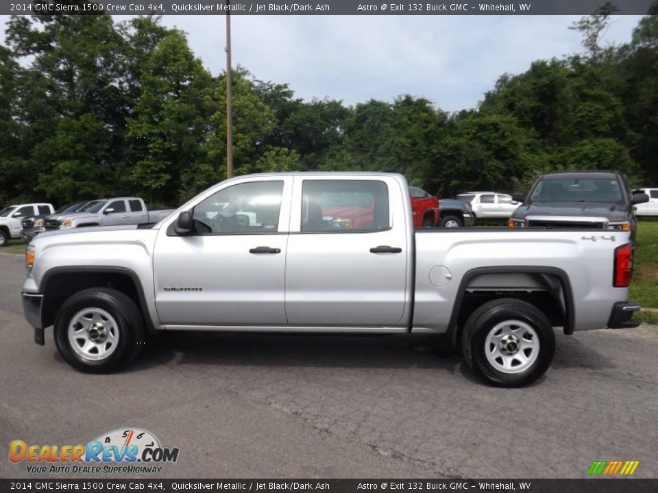 Quicksilver Metallic 2014 GMC Sierra 1500 Crew Cab 4x4 Photo #6