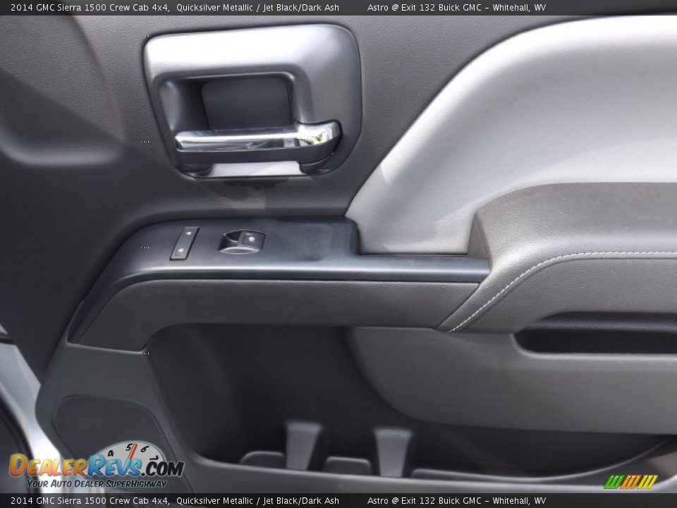 2014 GMC Sierra 1500 Crew Cab 4x4 Quicksilver Metallic / Jet Black/Dark Ash Photo #7