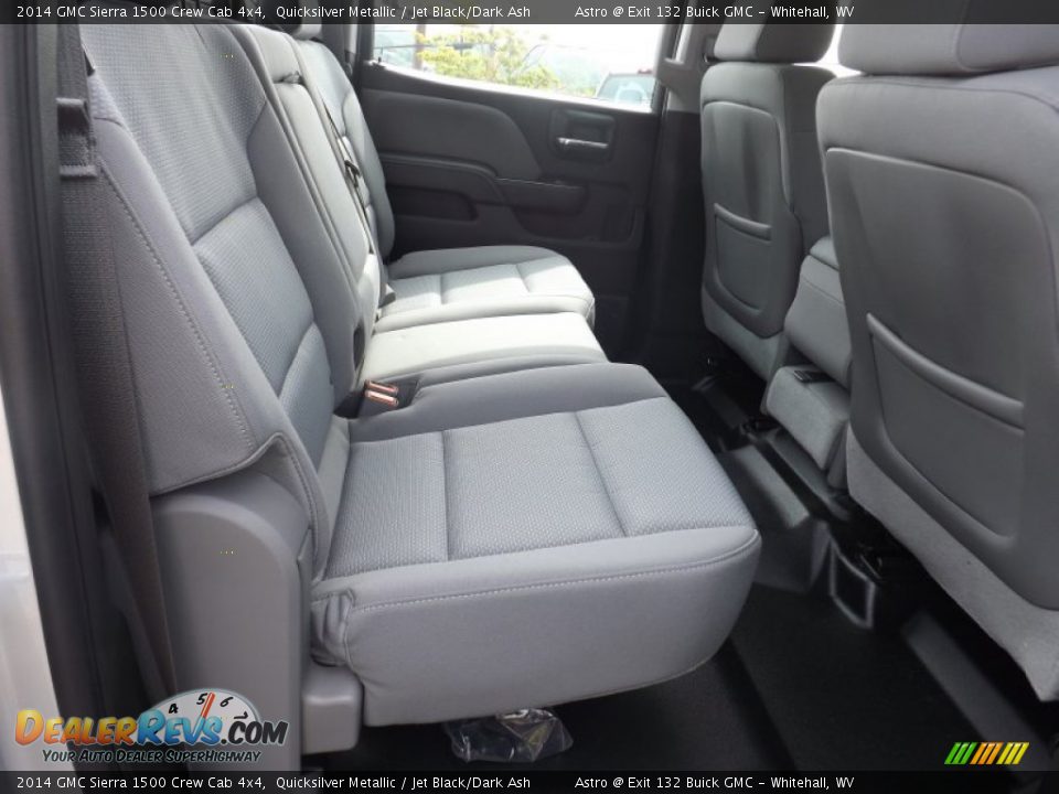 2014 GMC Sierra 1500 Crew Cab 4x4 Quicksilver Metallic / Jet Black/Dark Ash Photo #9