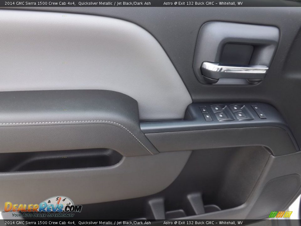 2014 GMC Sierra 1500 Crew Cab 4x4 Quicksilver Metallic / Jet Black/Dark Ash Photo #11