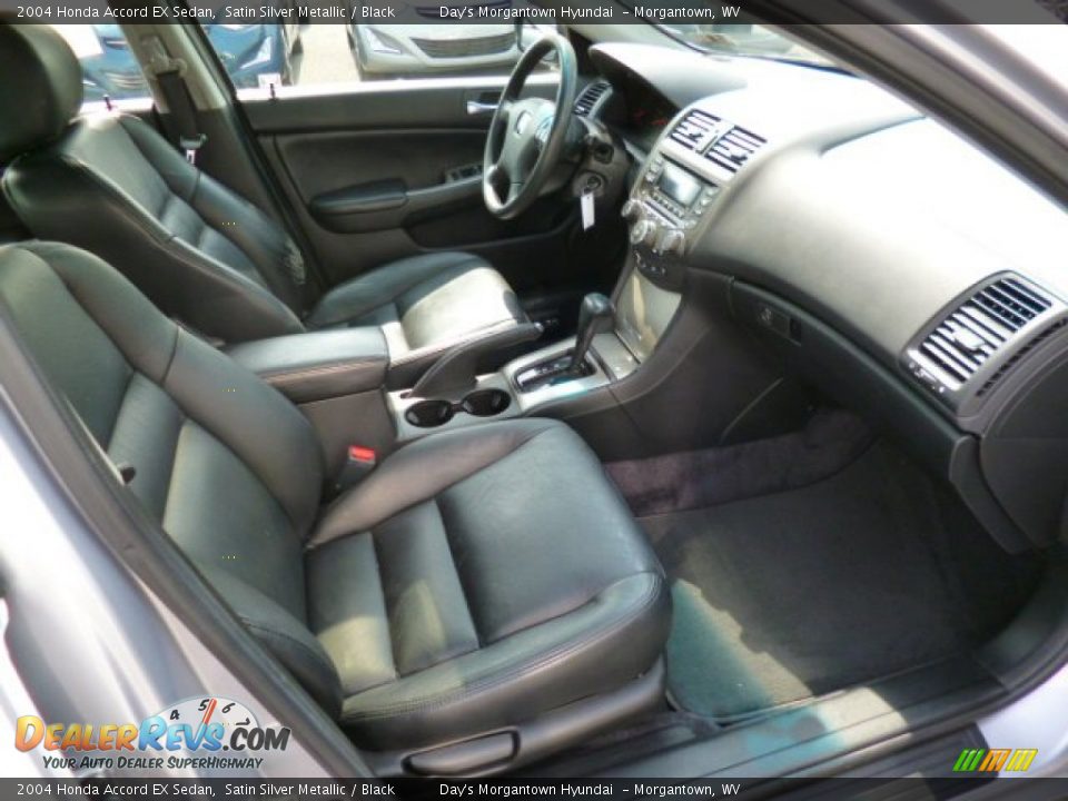 Black Interior - 2004 Honda Accord EX Sedan Photo #9