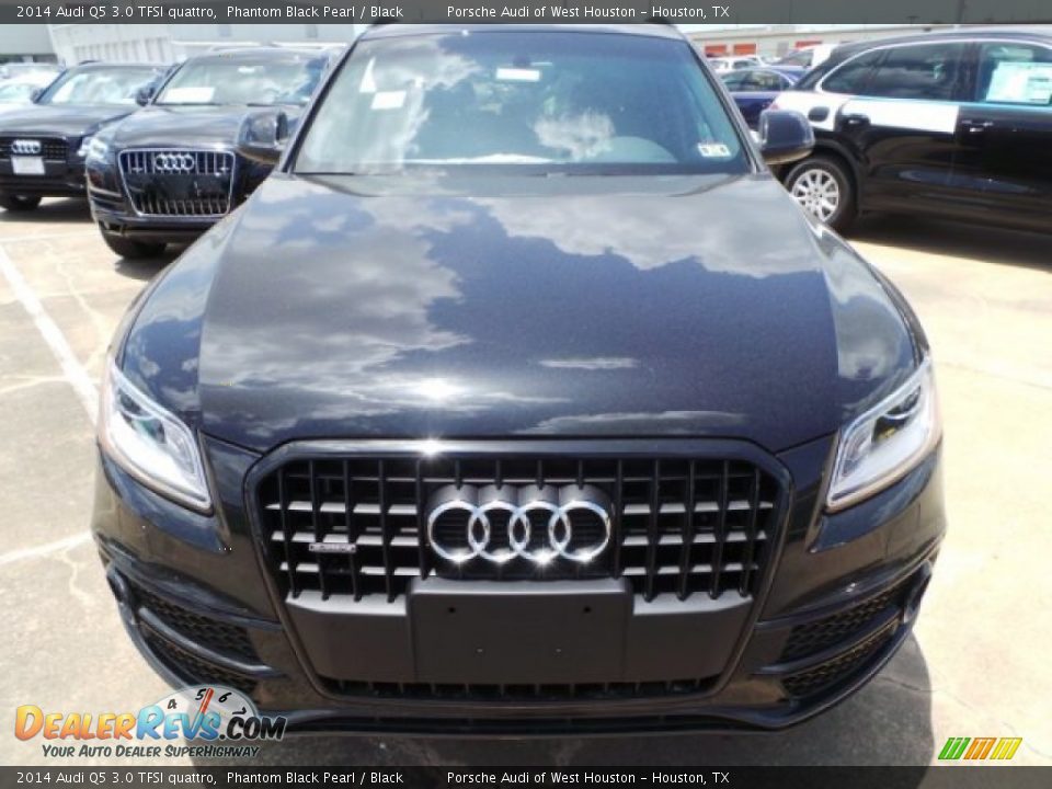 2014 Audi Q5 3.0 TFSI quattro Phantom Black Pearl / Black Photo #2