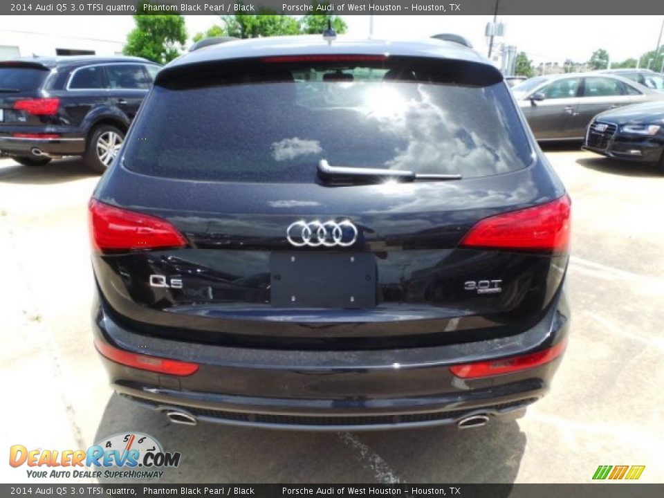 2014 Audi Q5 3.0 TFSI quattro Phantom Black Pearl / Black Photo #3
