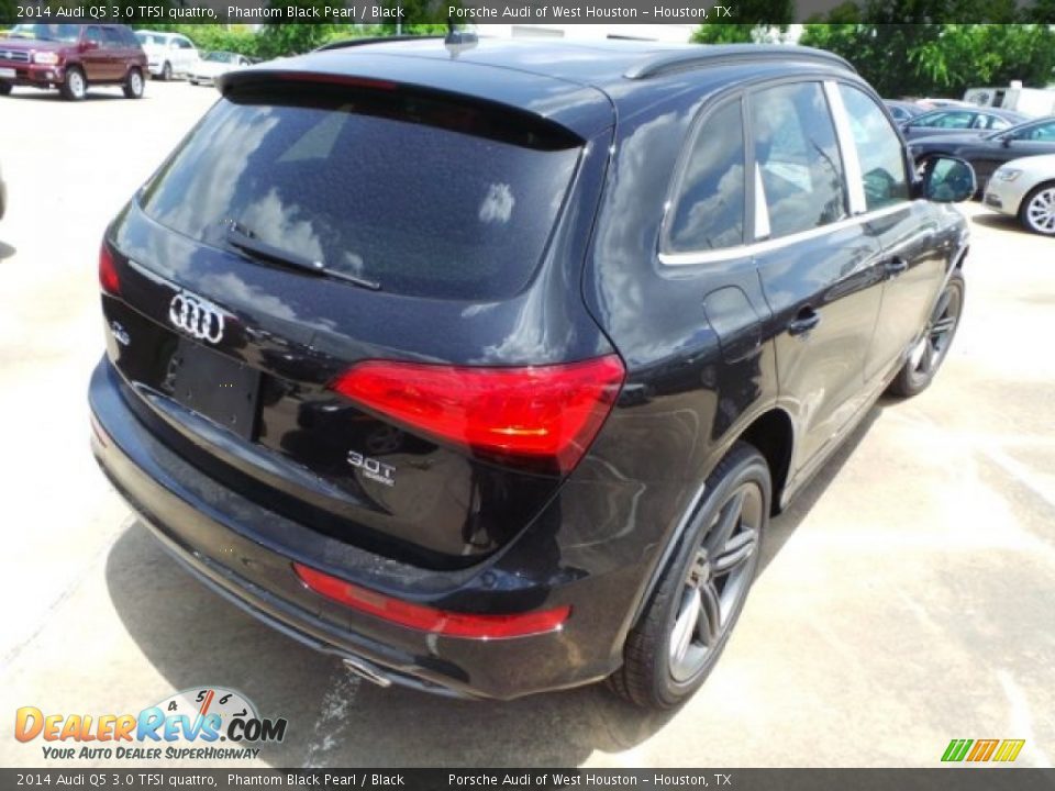 2014 Audi Q5 3.0 TFSI quattro Phantom Black Pearl / Black Photo #4