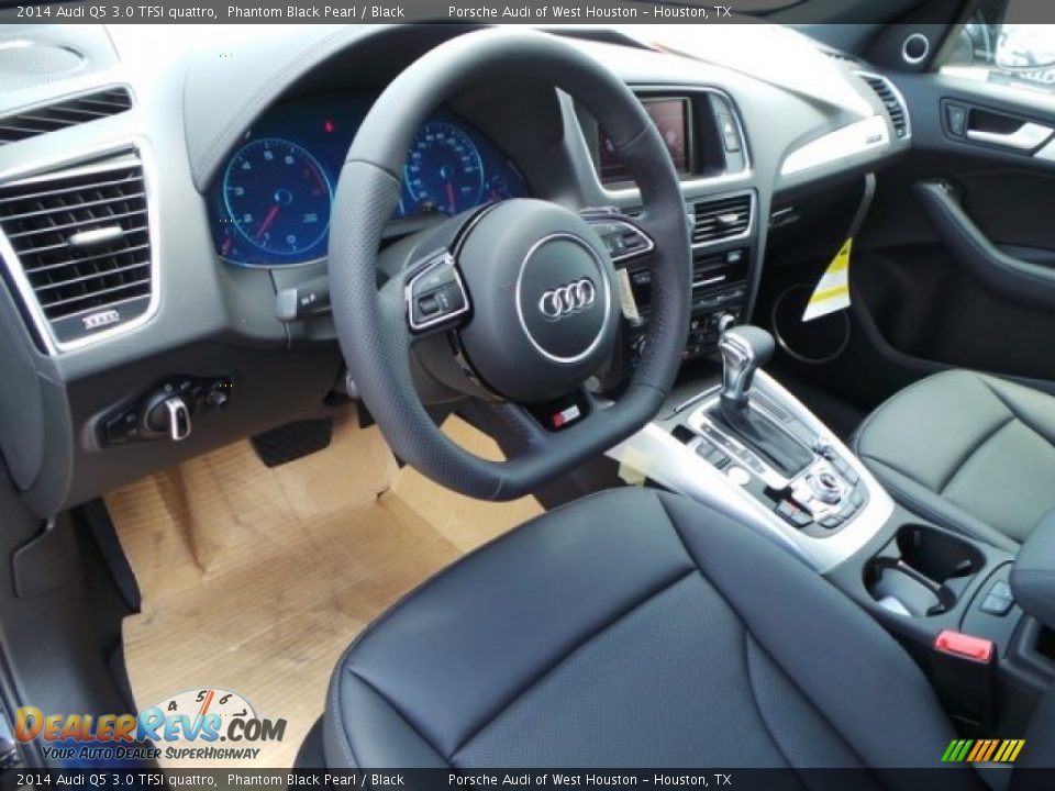 2014 Audi Q5 3.0 TFSI quattro Phantom Black Pearl / Black Photo #8