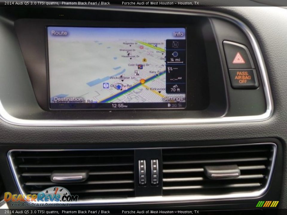 2014 Audi Q5 3.0 TFSI quattro Phantom Black Pearl / Black Photo #15