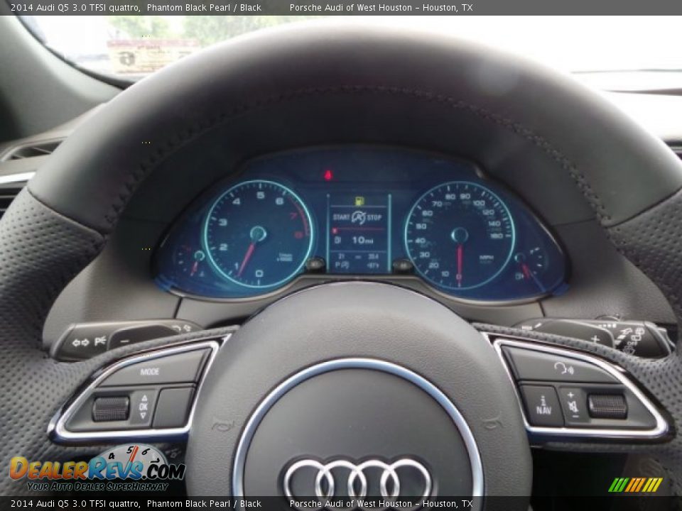 2014 Audi Q5 3.0 TFSI quattro Phantom Black Pearl / Black Photo #20