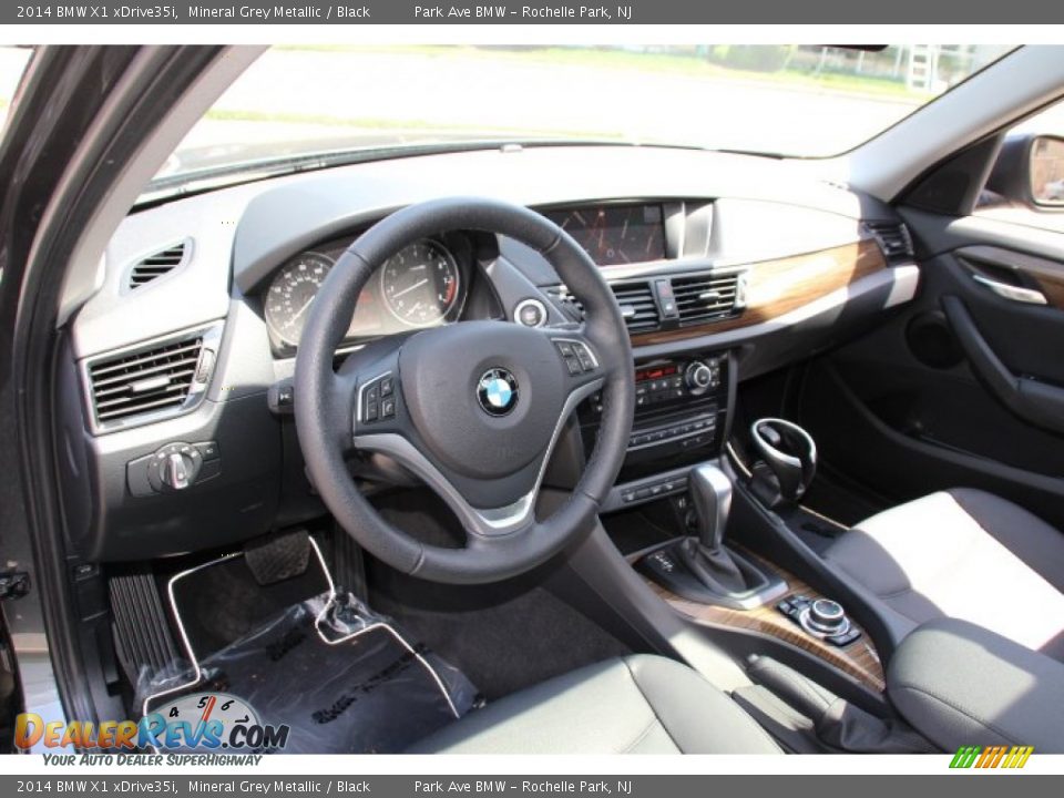 Black Interior - 2014 BMW X1 xDrive35i Photo #10