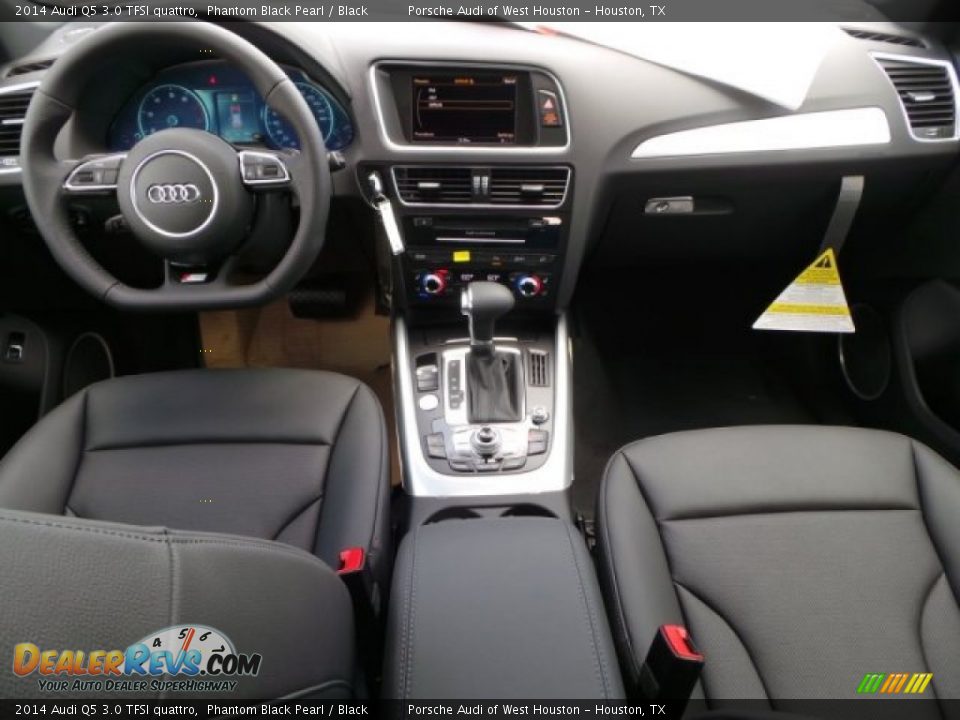 2014 Audi Q5 3.0 TFSI quattro Phantom Black Pearl / Black Photo #24