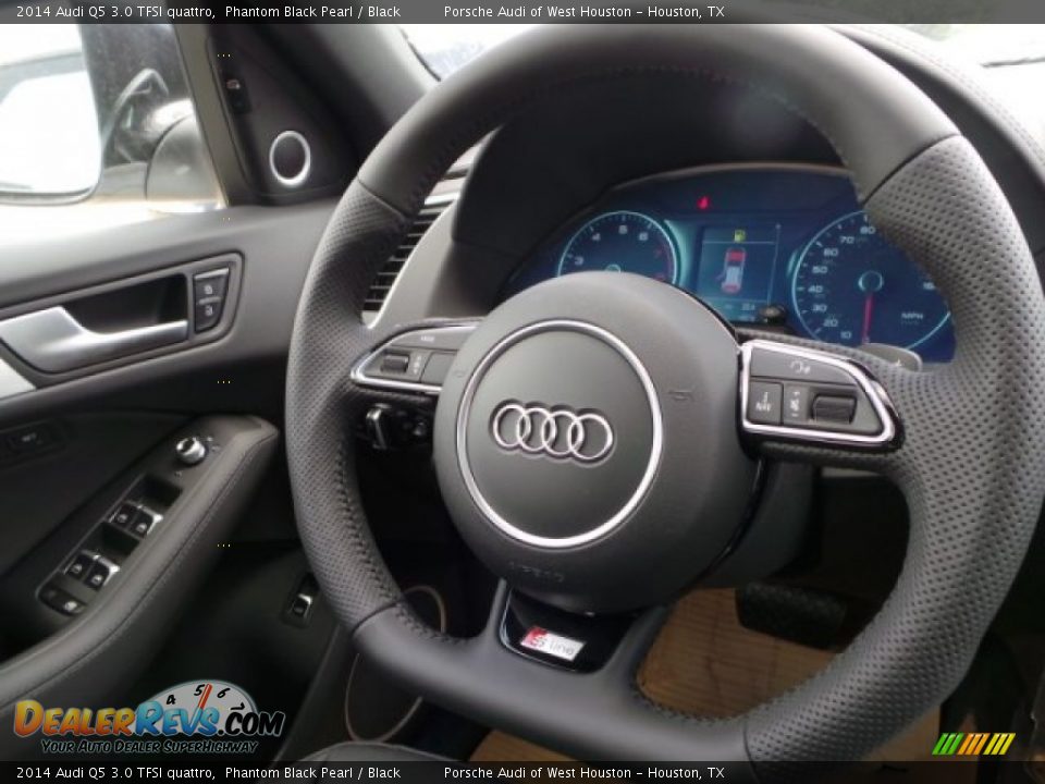 2014 Audi Q5 3.0 TFSI quattro Phantom Black Pearl / Black Photo #25