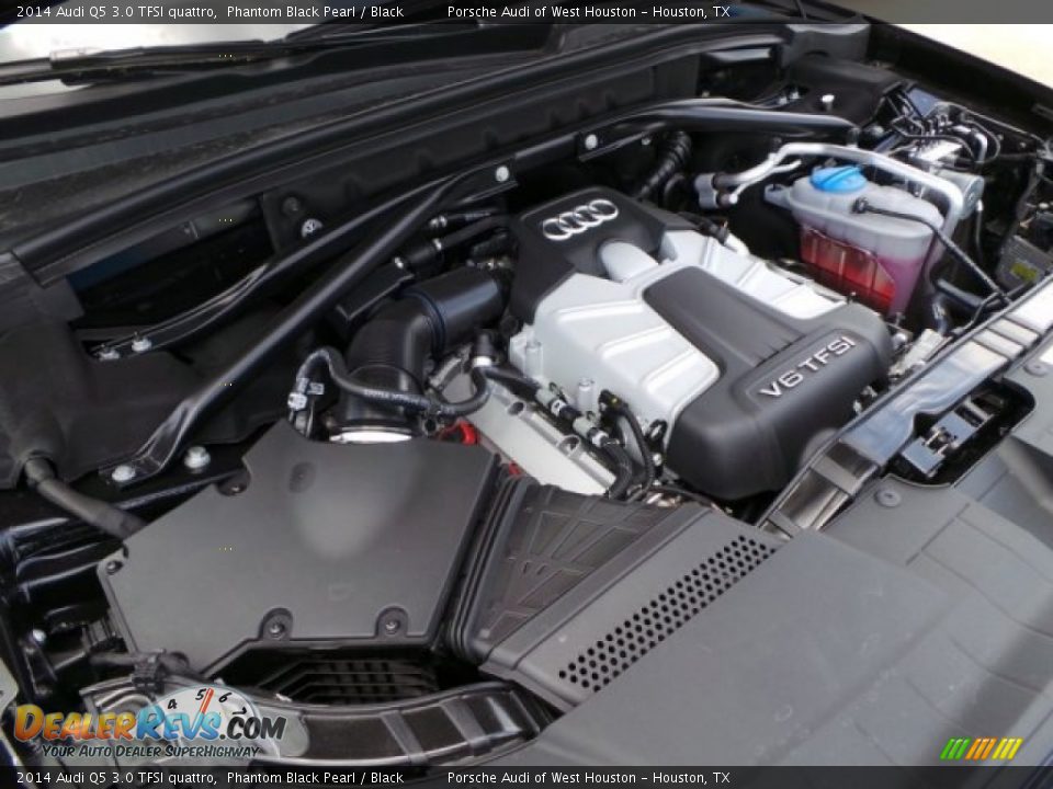 2014 Audi Q5 3.0 TFSI quattro Phantom Black Pearl / Black Photo #28