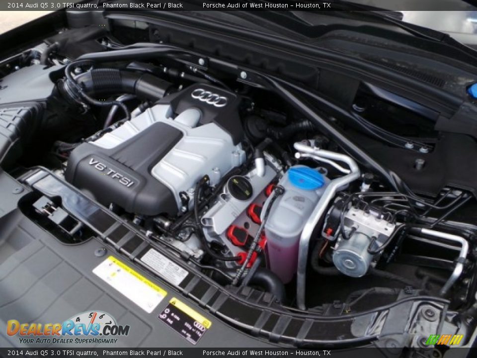 2014 Audi Q5 3.0 TFSI quattro Phantom Black Pearl / Black Photo #29