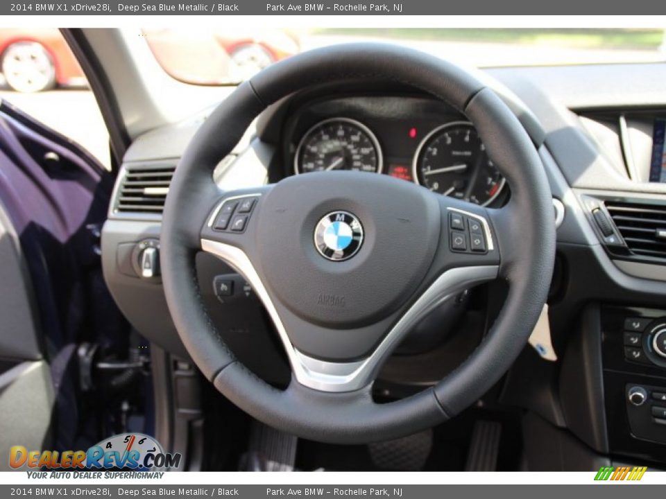 2014 BMW X1 xDrive28i Steering Wheel Photo #17