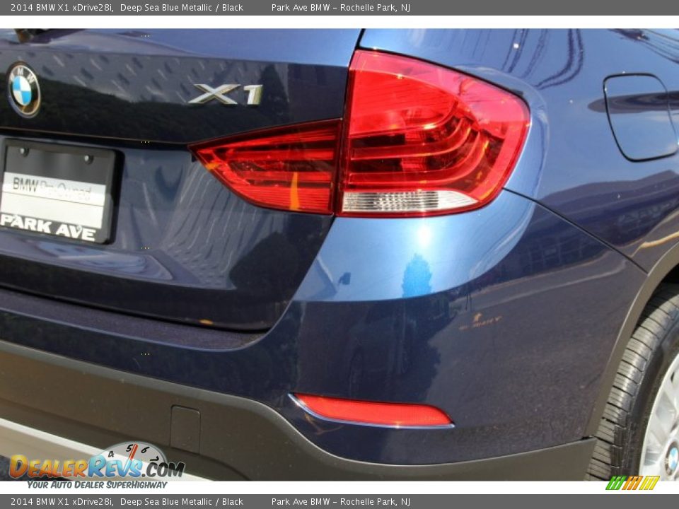 2014 BMW X1 xDrive28i Deep Sea Blue Metallic / Black Photo #22