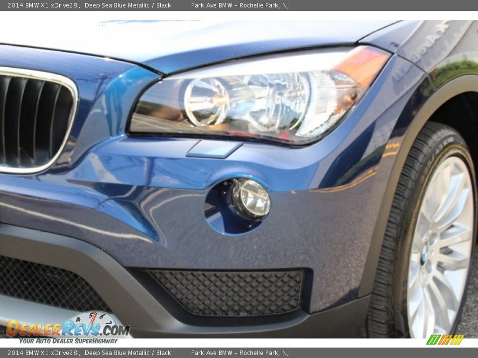 2014 BMW X1 xDrive28i Deep Sea Blue Metallic / Black Photo #30