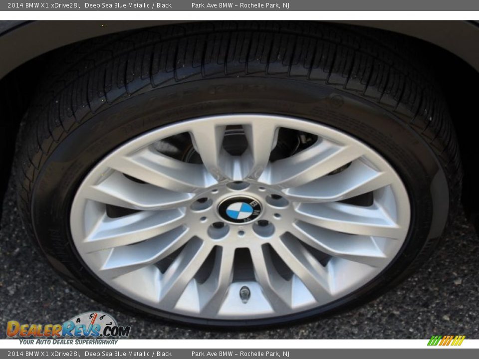 2014 BMW X1 xDrive28i Deep Sea Blue Metallic / Black Photo #32