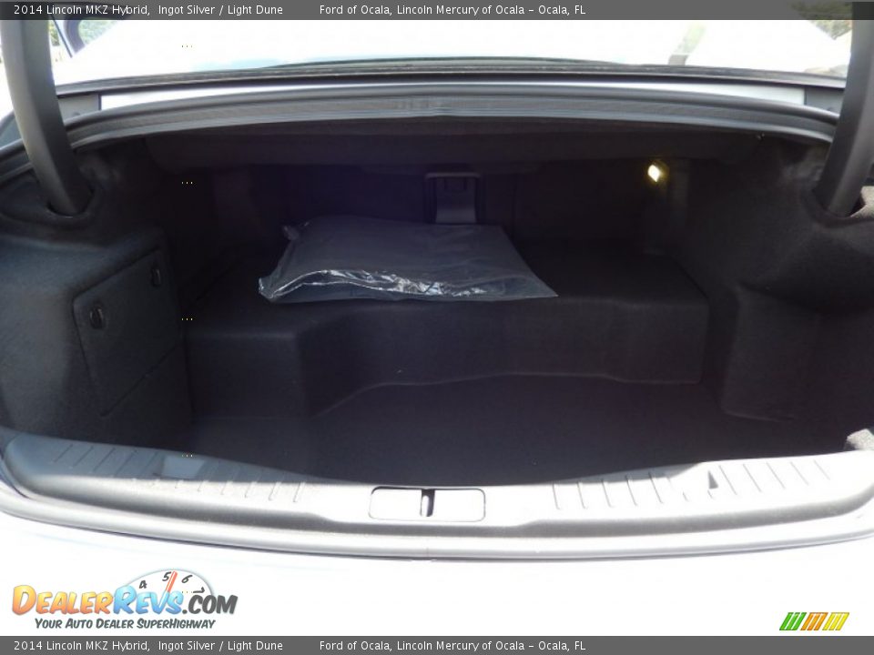 2014 Lincoln MKZ Hybrid Ingot Silver / Light Dune Photo #5