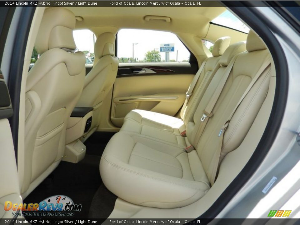 2014 Lincoln MKZ Hybrid Ingot Silver / Light Dune Photo #7