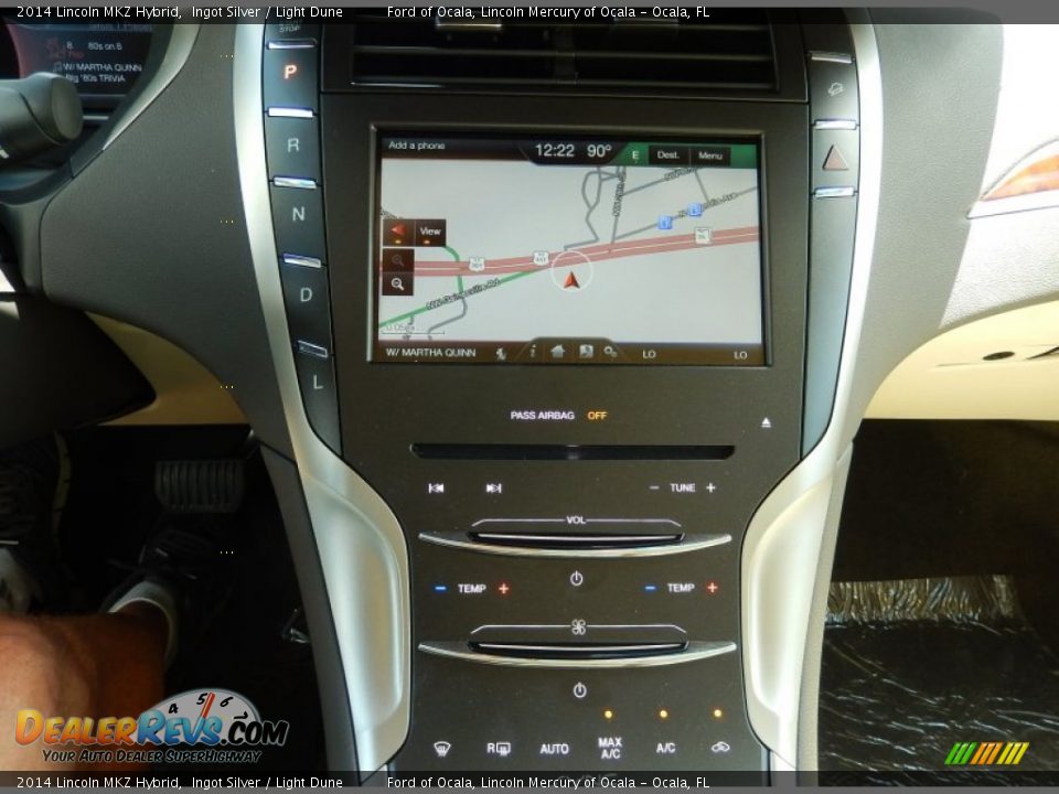 2014 Lincoln MKZ Hybrid Ingot Silver / Light Dune Photo #10