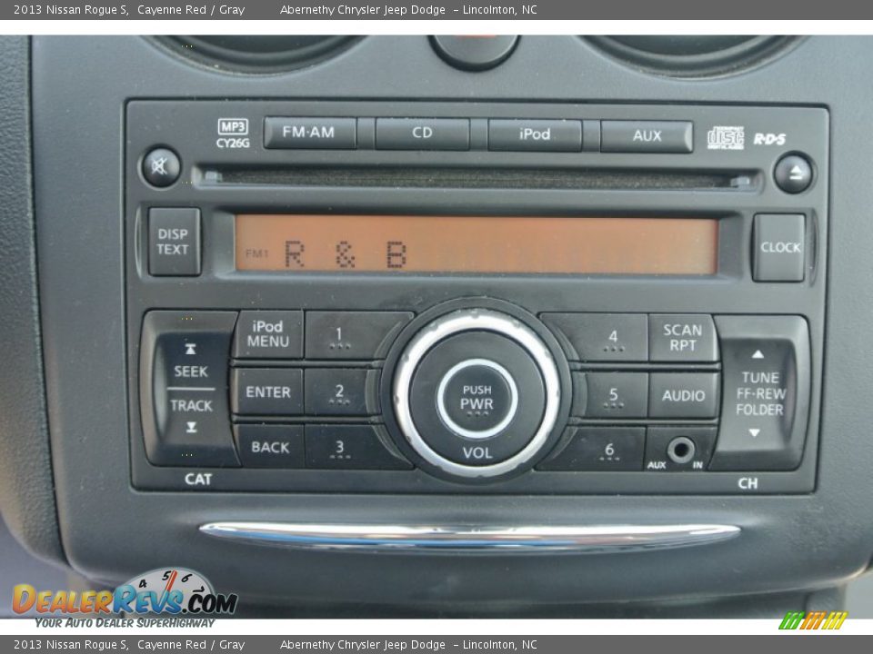2013 Nissan Rogue S Cayenne Red / Gray Photo #14