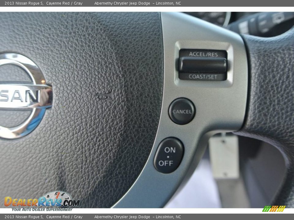 2013 Nissan Rogue S Cayenne Red / Gray Photo #15