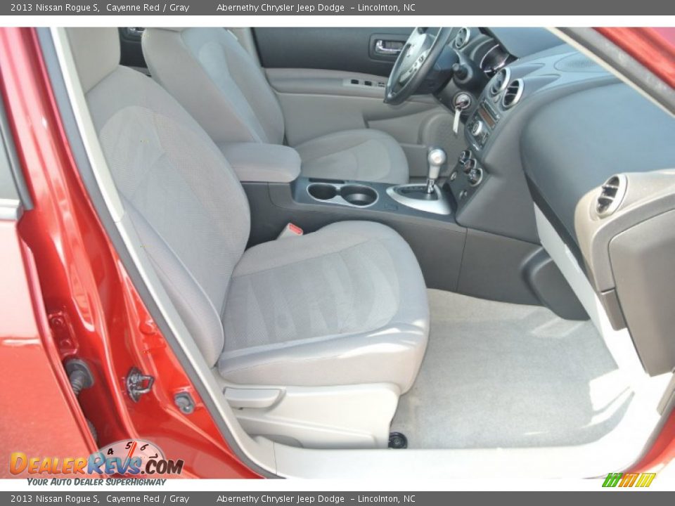 2013 Nissan Rogue S Cayenne Red / Gray Photo #19