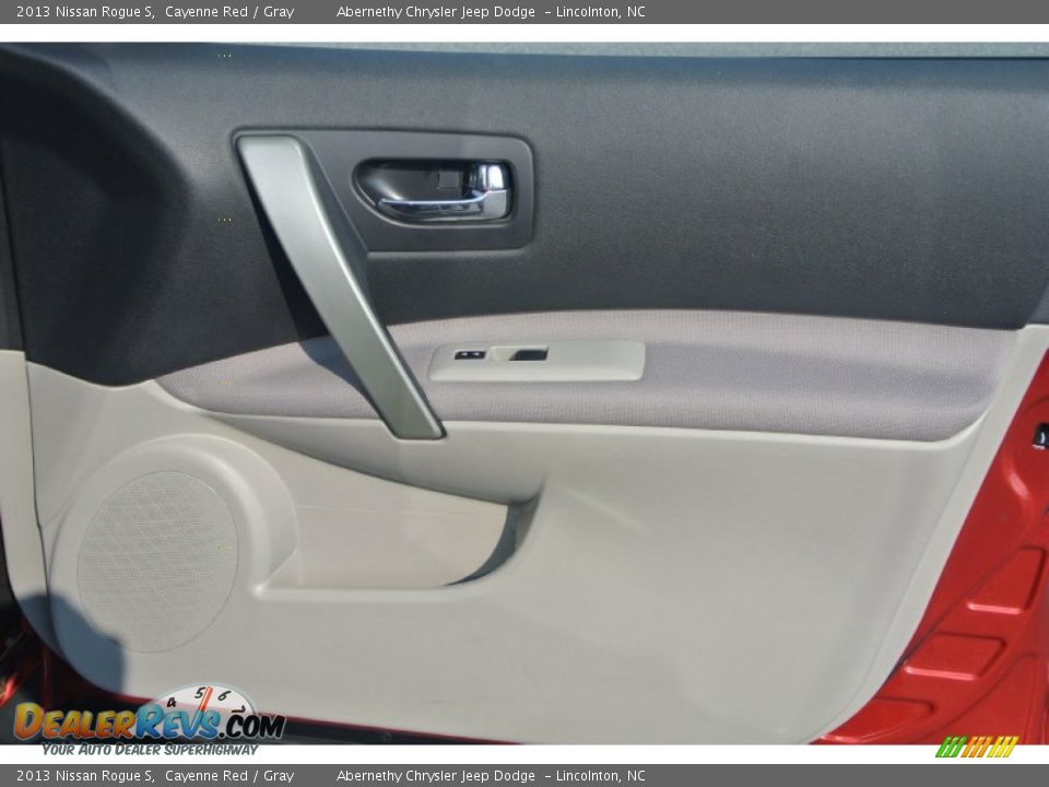 2013 Nissan Rogue S Cayenne Red / Gray Photo #20
