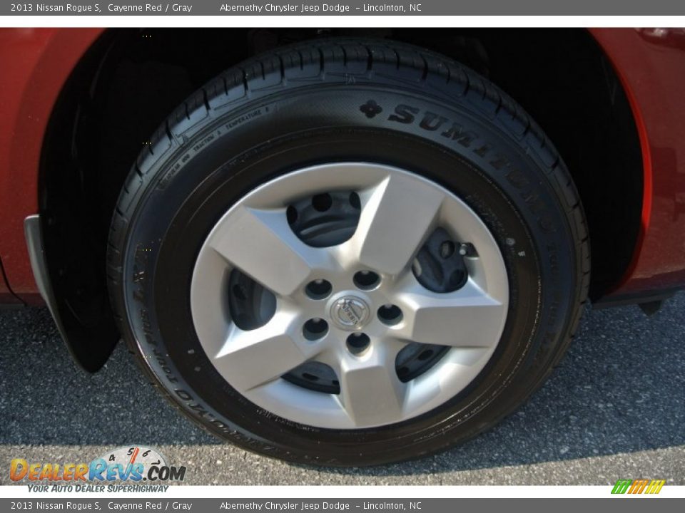 2013 Nissan Rogue S Cayenne Red / Gray Photo #21