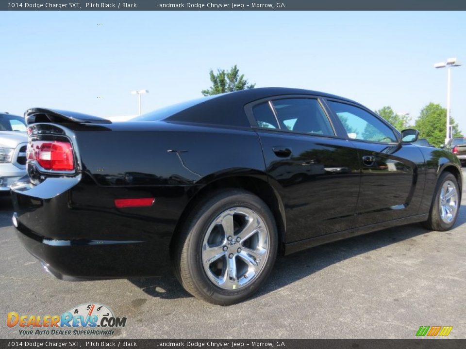 2014 Dodge Charger SXT Pitch Black / Black Photo #3