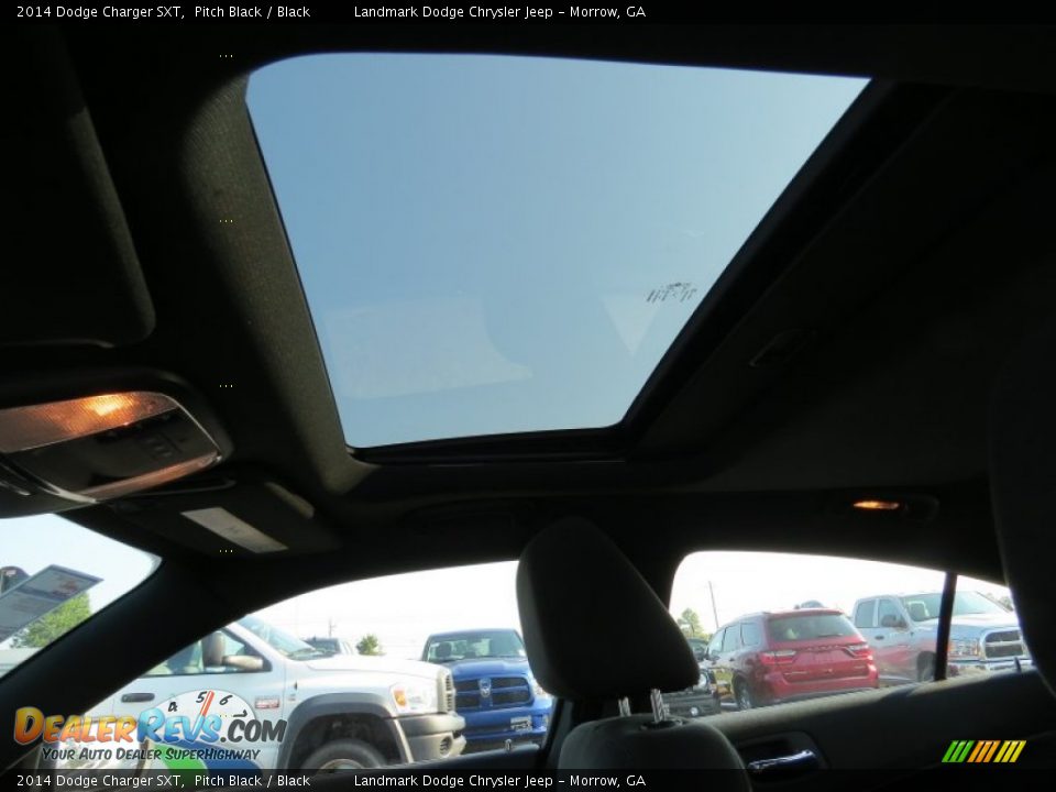 2014 Dodge Charger SXT Pitch Black / Black Photo #7