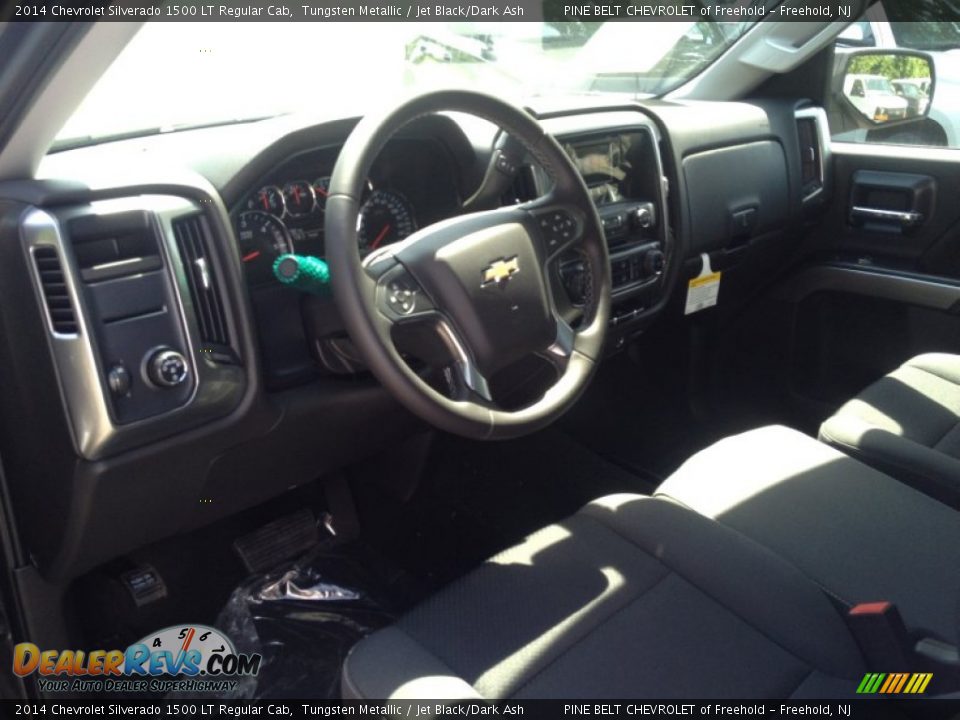 2014 Chevrolet Silverado 1500 LT Regular Cab Tungsten Metallic / Jet Black/Dark Ash Photo #7