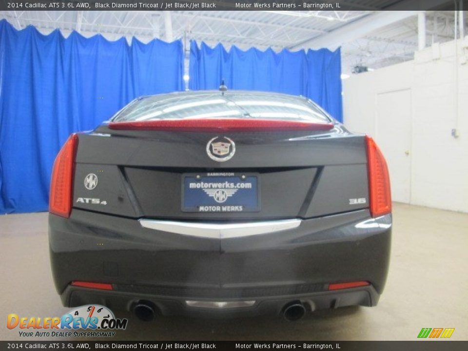 2014 Cadillac ATS 3.6L AWD Black Diamond Tricoat / Jet Black/Jet Black Photo #5