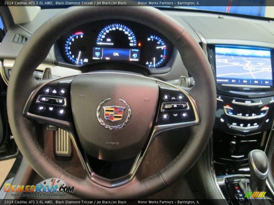 2014 Cadillac ATS 3.6L AWD Steering Wheel Photo #14