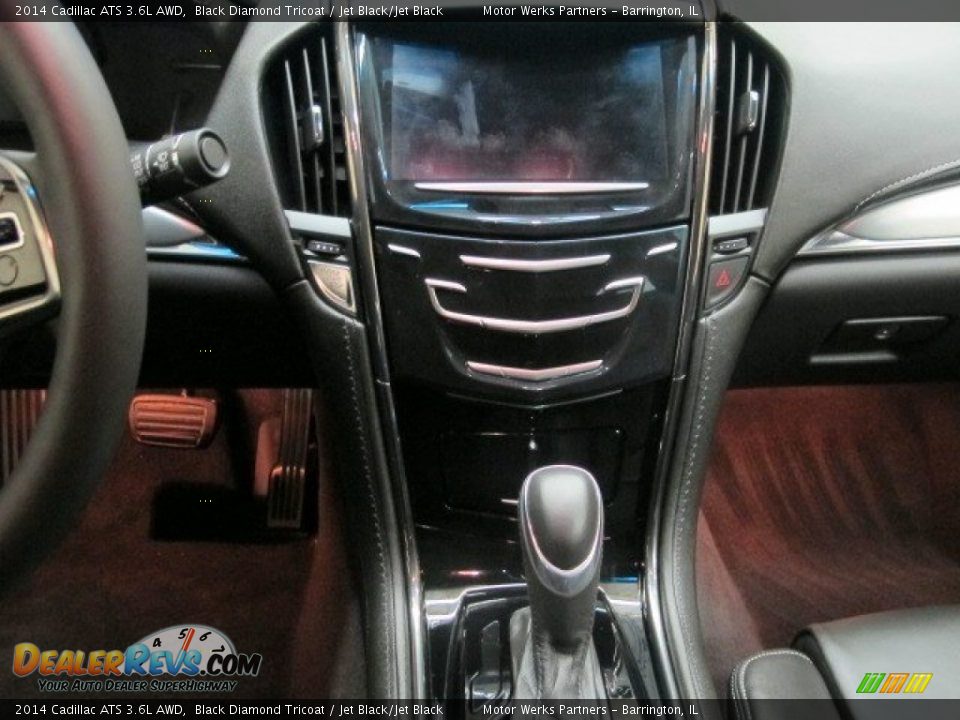 2014 Cadillac ATS 3.6L AWD Black Diamond Tricoat / Jet Black/Jet Black Photo #18