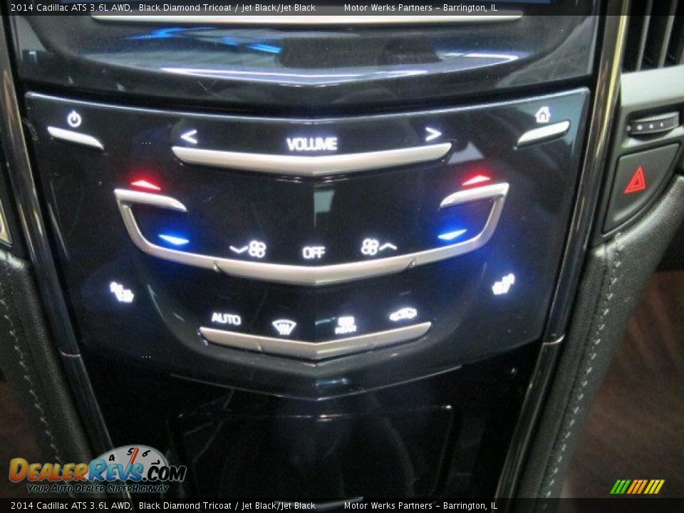 2014 Cadillac ATS 3.6L AWD Black Diamond Tricoat / Jet Black/Jet Black Photo #20