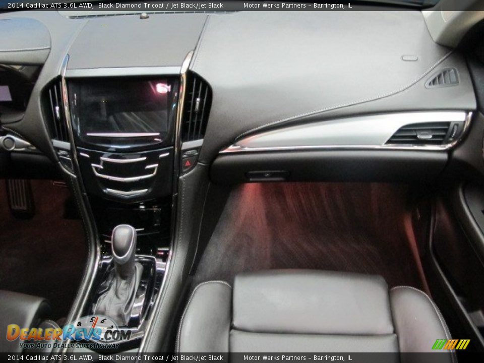 2014 Cadillac ATS 3.6L AWD Black Diamond Tricoat / Jet Black/Jet Black Photo #23