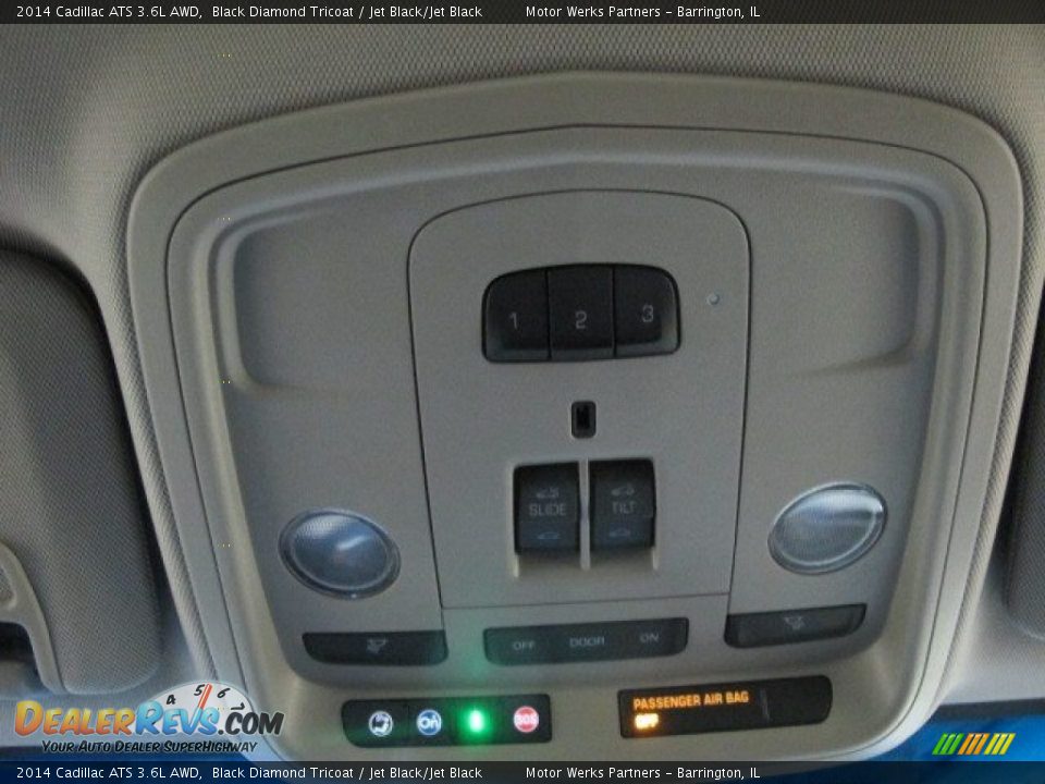 2014 Cadillac ATS 3.6L AWD Black Diamond Tricoat / Jet Black/Jet Black Photo #24