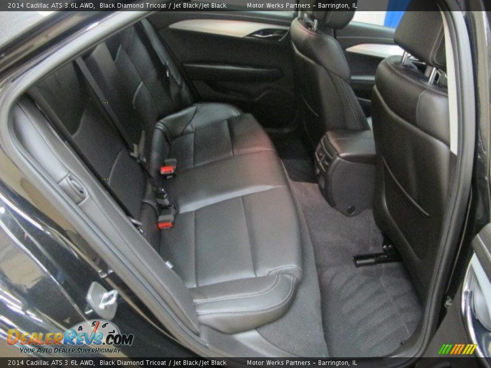 2014 Cadillac ATS 3.6L AWD Black Diamond Tricoat / Jet Black/Jet Black Photo #26
