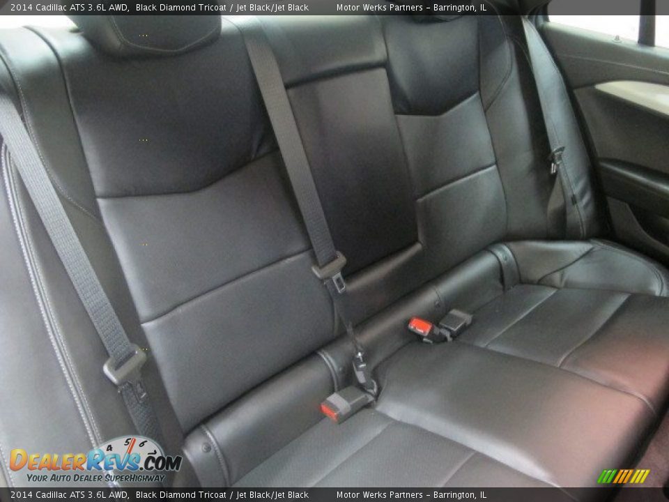 2014 Cadillac ATS 3.6L AWD Black Diamond Tricoat / Jet Black/Jet Black Photo #27