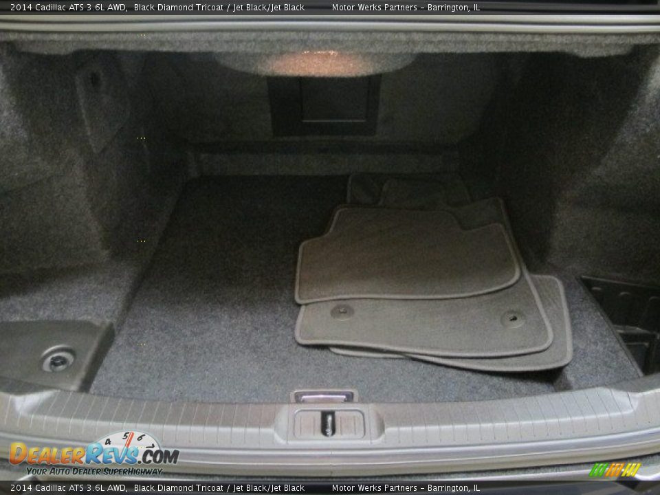 2014 Cadillac ATS 3.6L AWD Black Diamond Tricoat / Jet Black/Jet Black Photo #28