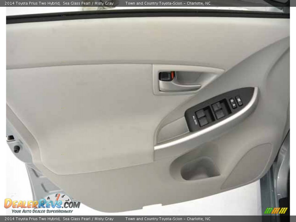 2014 Toyota Prius Two Hybrid Sea Glass Pearl / Misty Gray Photo #14