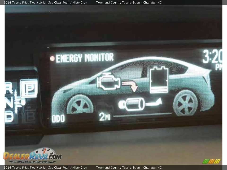 2014 Toyota Prius Two Hybrid Sea Glass Pearl / Misty Gray Photo #17
