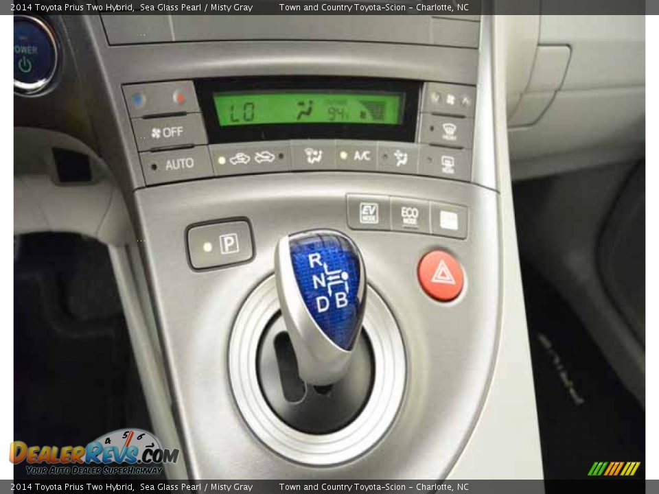 2014 Toyota Prius Two Hybrid Sea Glass Pearl / Misty Gray Photo #19
