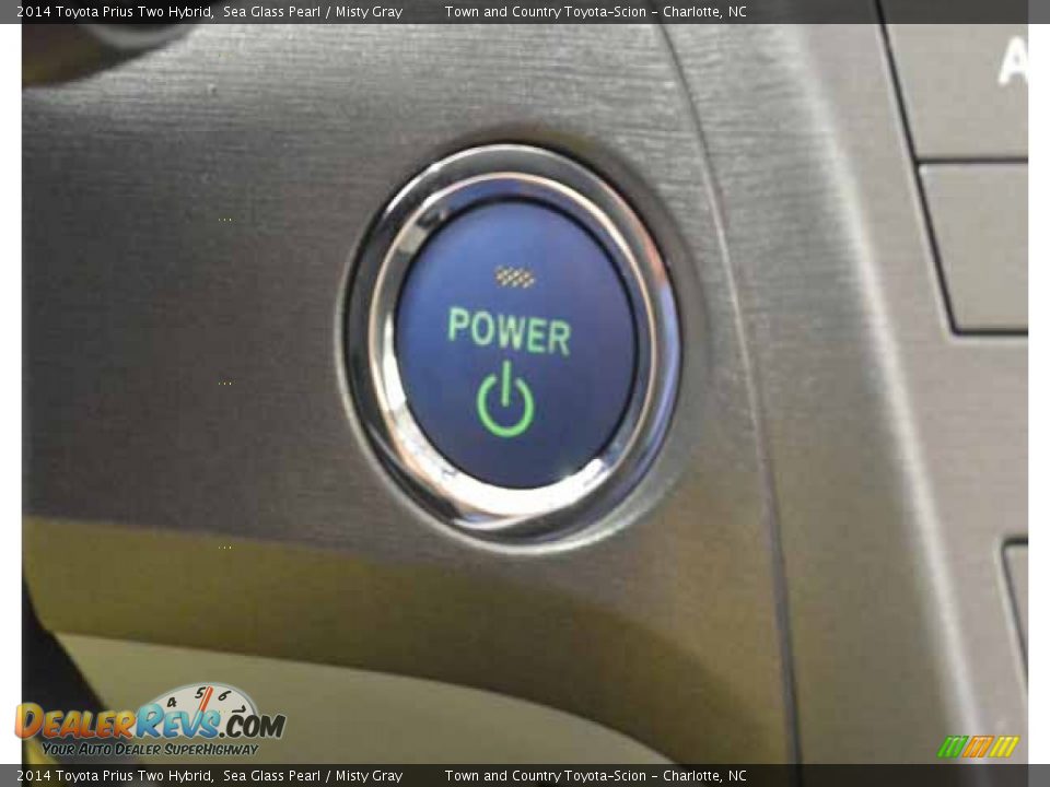 2014 Toyota Prius Two Hybrid Sea Glass Pearl / Misty Gray Photo #21