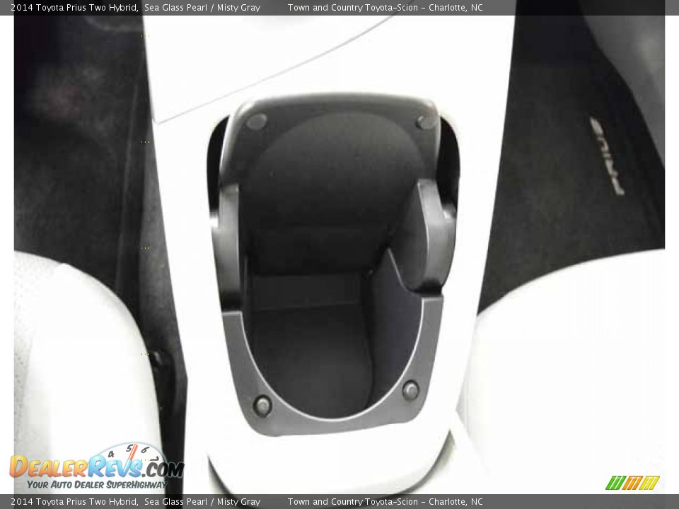 2014 Toyota Prius Two Hybrid Sea Glass Pearl / Misty Gray Photo #23