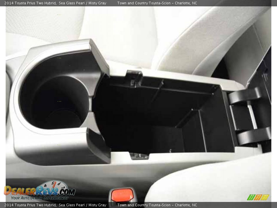 2014 Toyota Prius Two Hybrid Sea Glass Pearl / Misty Gray Photo #24