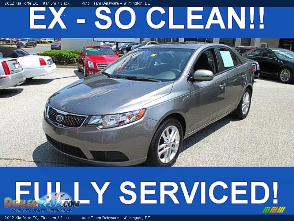 2012 Kia Forte EX Titanium / Black Photo #1