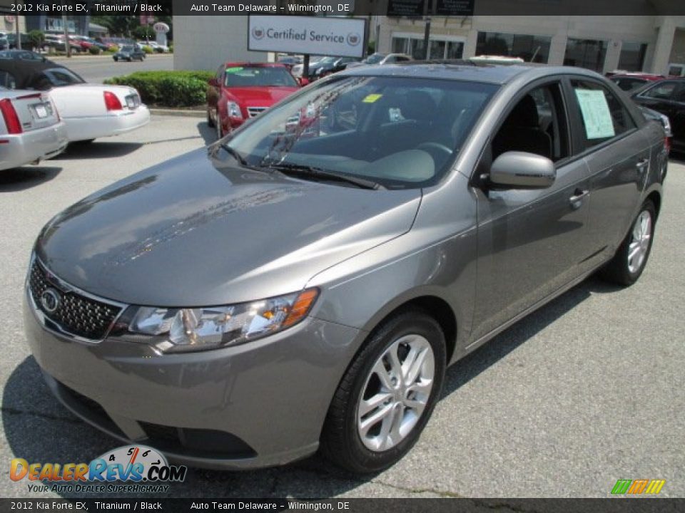 2012 Kia Forte EX Titanium / Black Photo #2