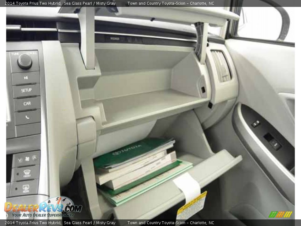 2014 Toyota Prius Two Hybrid Sea Glass Pearl / Misty Gray Photo #30